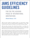 Efficieincy Guidelines for International Arbitrations PDF